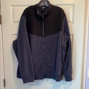 Russell Athletic Men's Black and Gray Jacket 3XL
